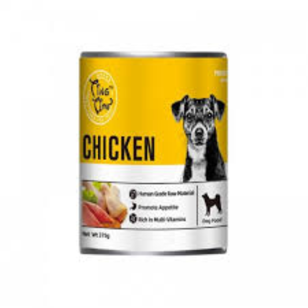 TING TIME DOG CAN CHICKEN 375G